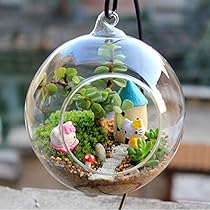 昭和中期物の美しい赤ガラスの吊るし円形花器 テーブルアクア USED品 326ca6ce38f46e34ddf6723164d896